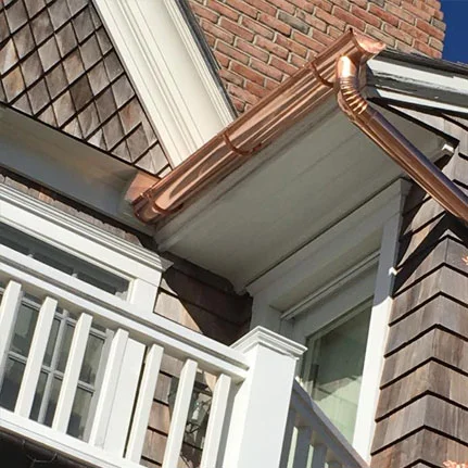 copper gutter installation North New Hyde Park ny